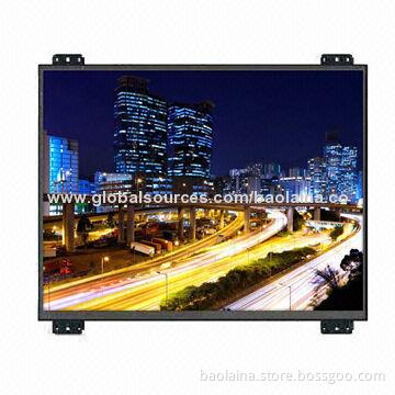8-inch Open-frame LCD Monitor, 4:3, Supporting Power Supply 12V DC Output